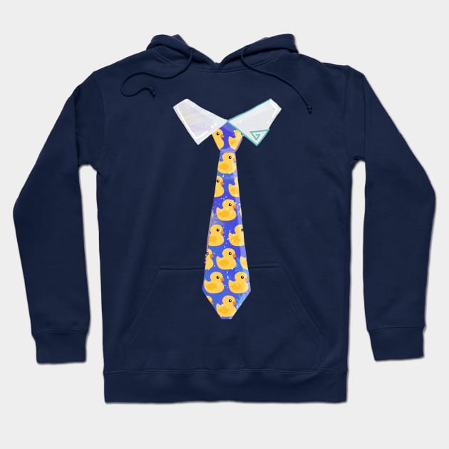 Ducky tie Hoodie by Susi V